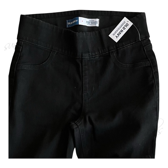 OLD NAVY Mid-Rise Wow Super-Skinny
Jeggings for Women size 2 ~ BLACK JACK - Picture 4 of 8